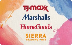 Earn free TJ Maxx, Marshalls and Homegoods gift card